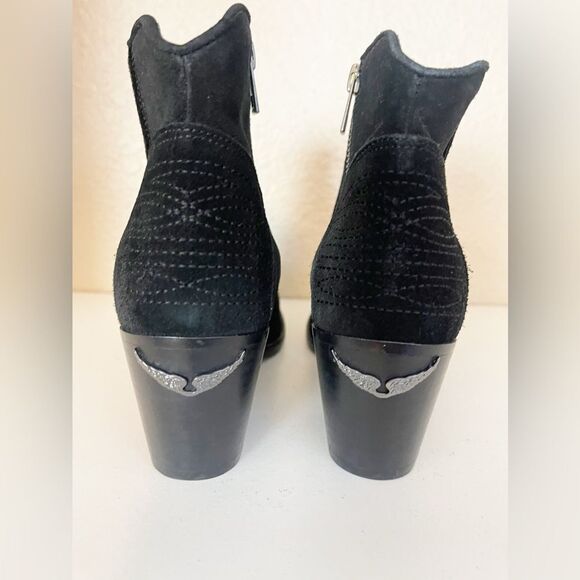 Zadig & Voltaire Molly Suede Ankle Booties, size French40/US New - Picture 8 of 14